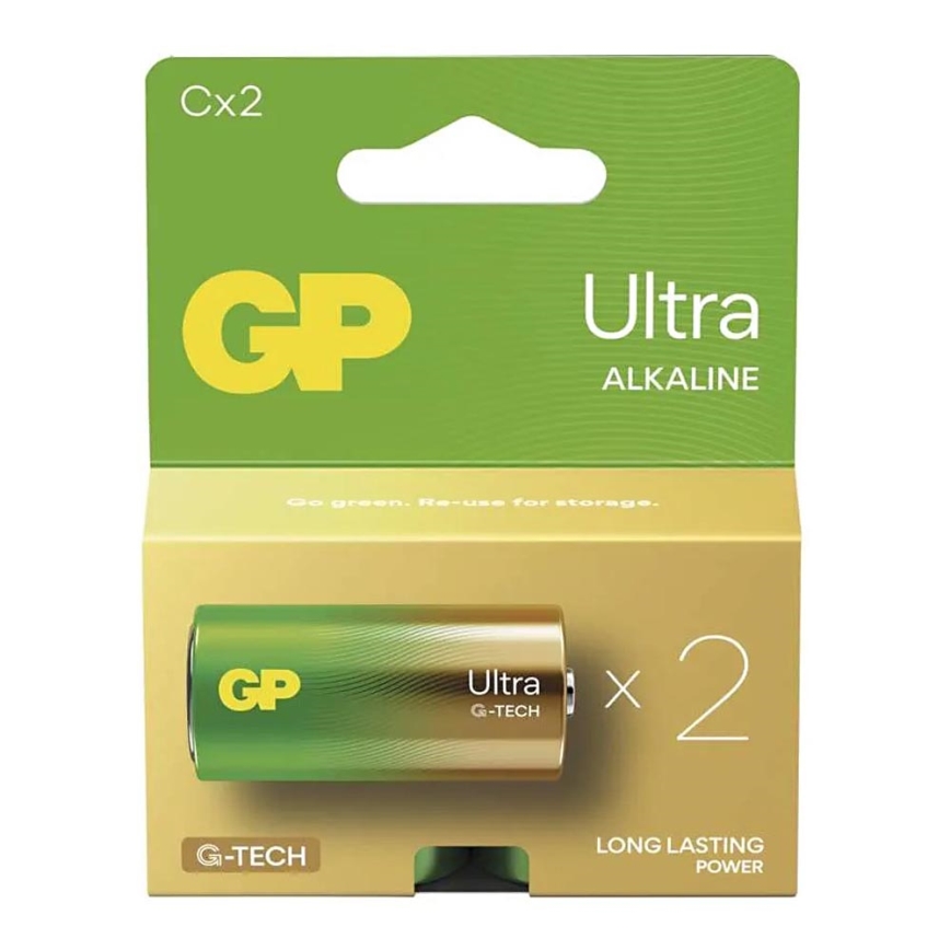2 kmd Alkalne baterije C GP ULTRA 1,5V