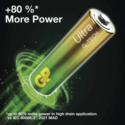 2 kmd Alkalne baterije C GP ULTRA 1,5V