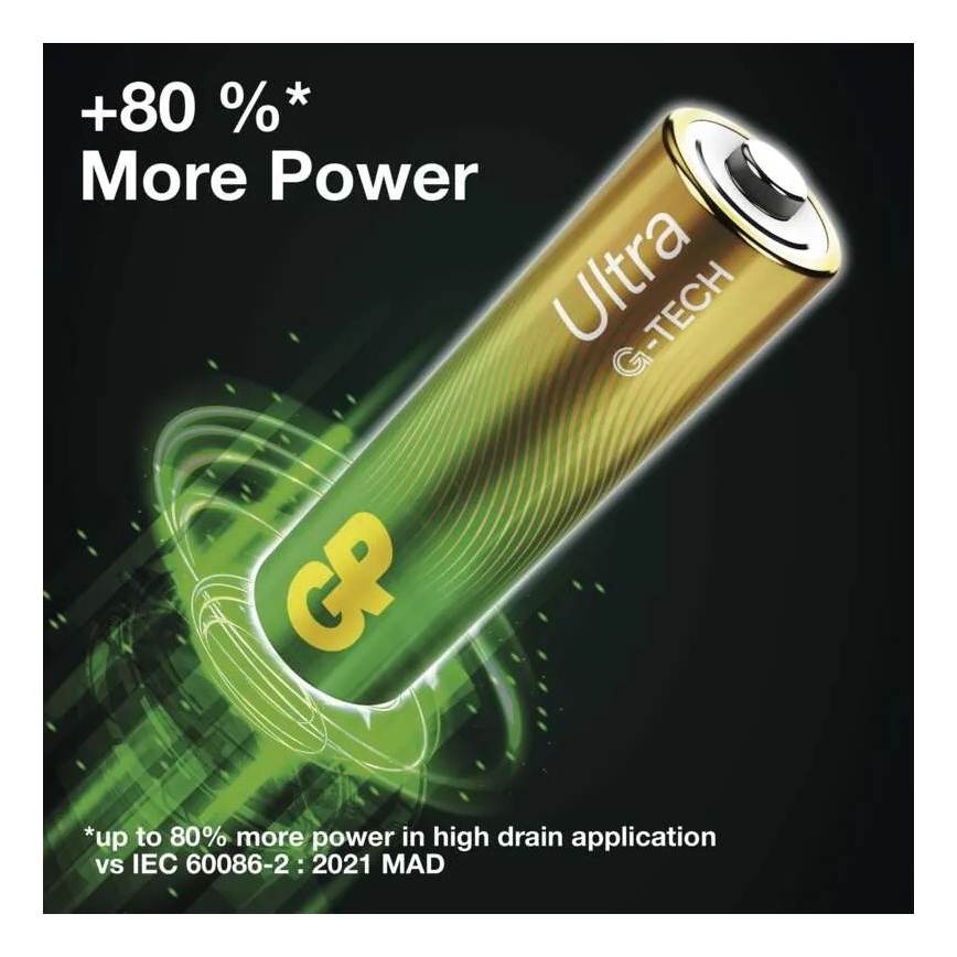 2 kmd Alkalne baterije C GP ULTRA 1,5V
