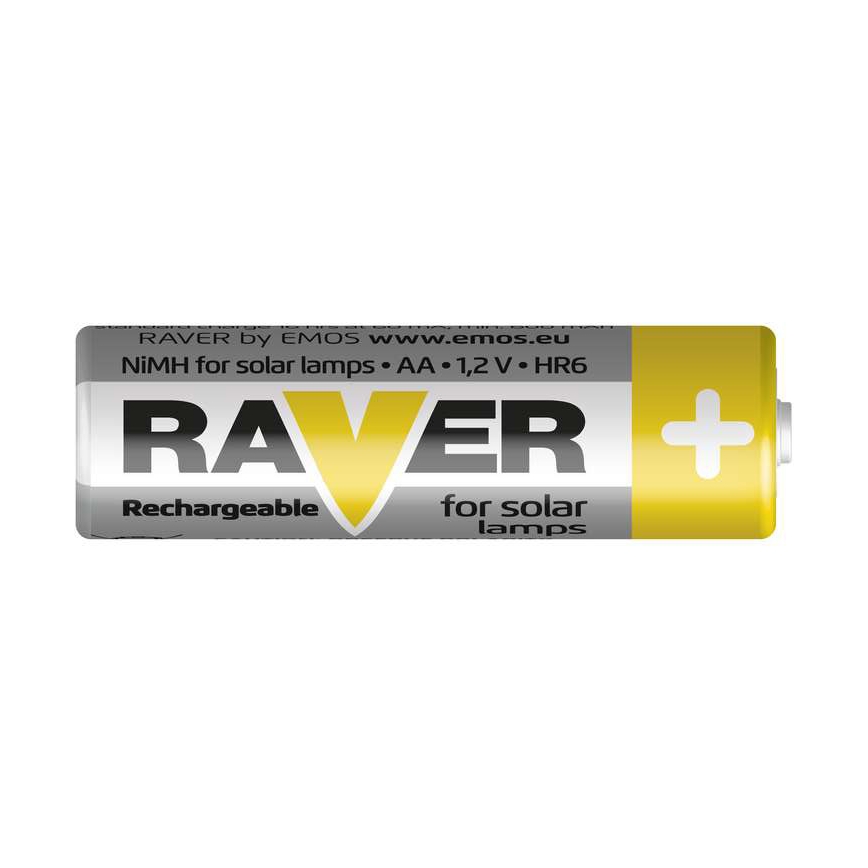 2 kom Punjive AA baterije RAVER NiMH/1,2V/600 mAh