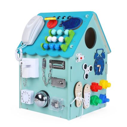 2Kids Toys - Activity board kućica plava
