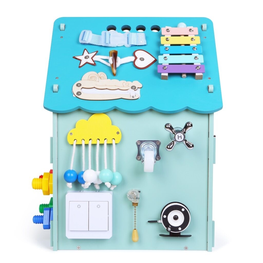 2Kids Toys - Activity board kućica plava