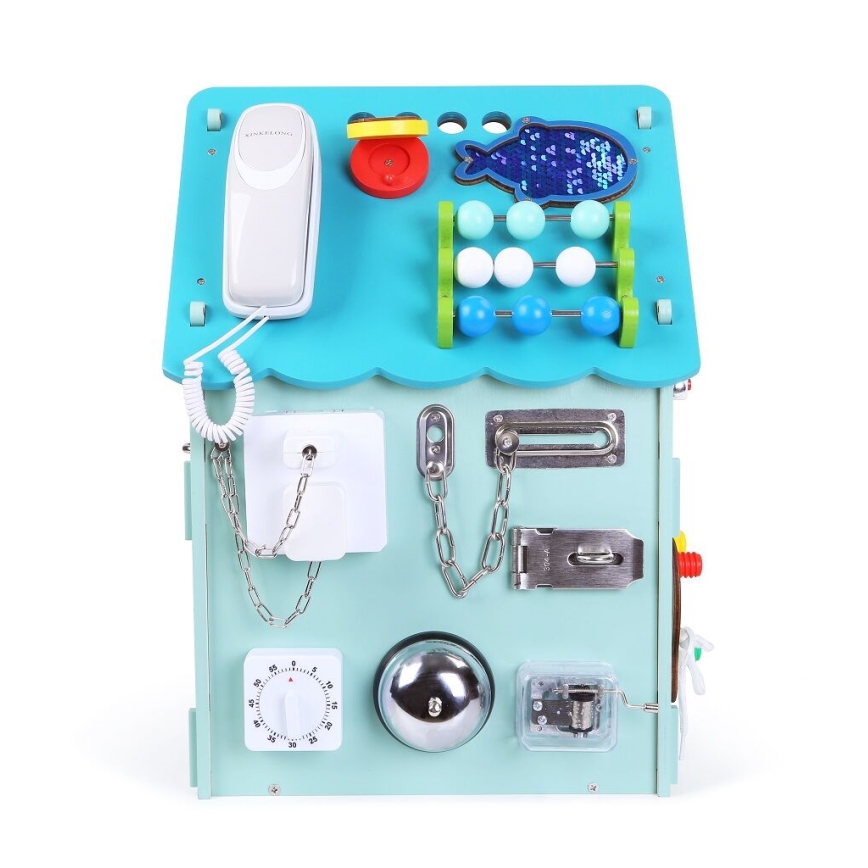 2Kids Toys - Activity board kućica plava