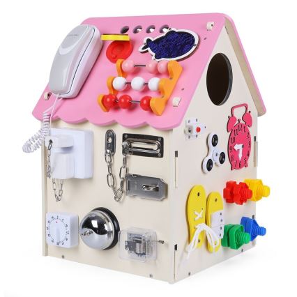 2Kids Toys - Activity board kućica roze