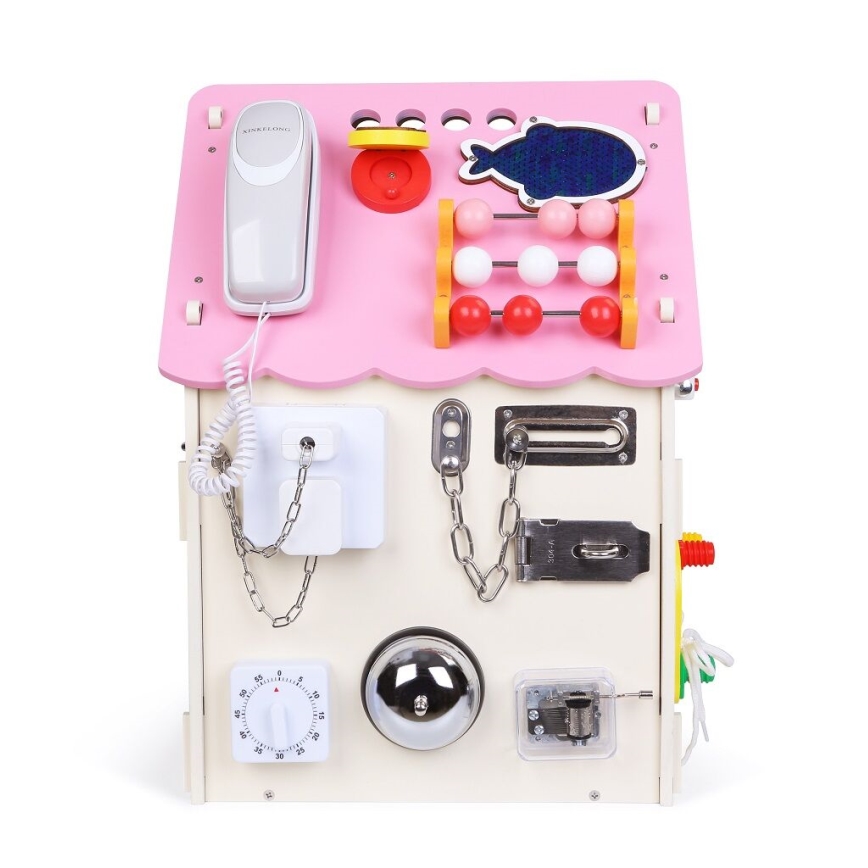 2Kids Toys - Activity board kućica roze