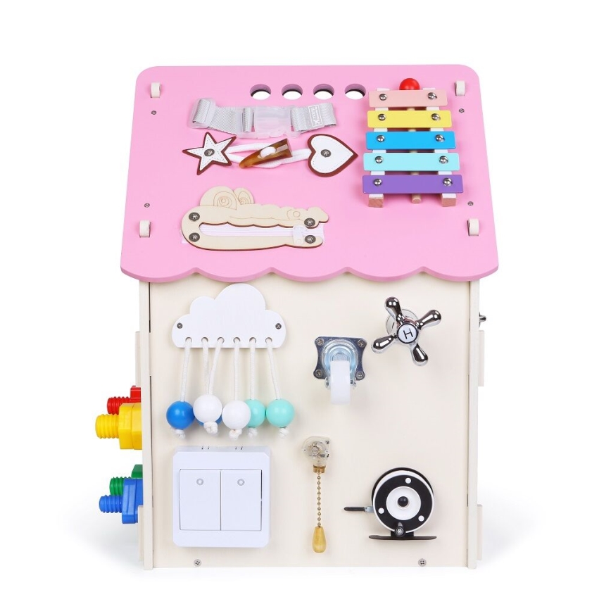 2Kids Toys - Activity board kućica roze