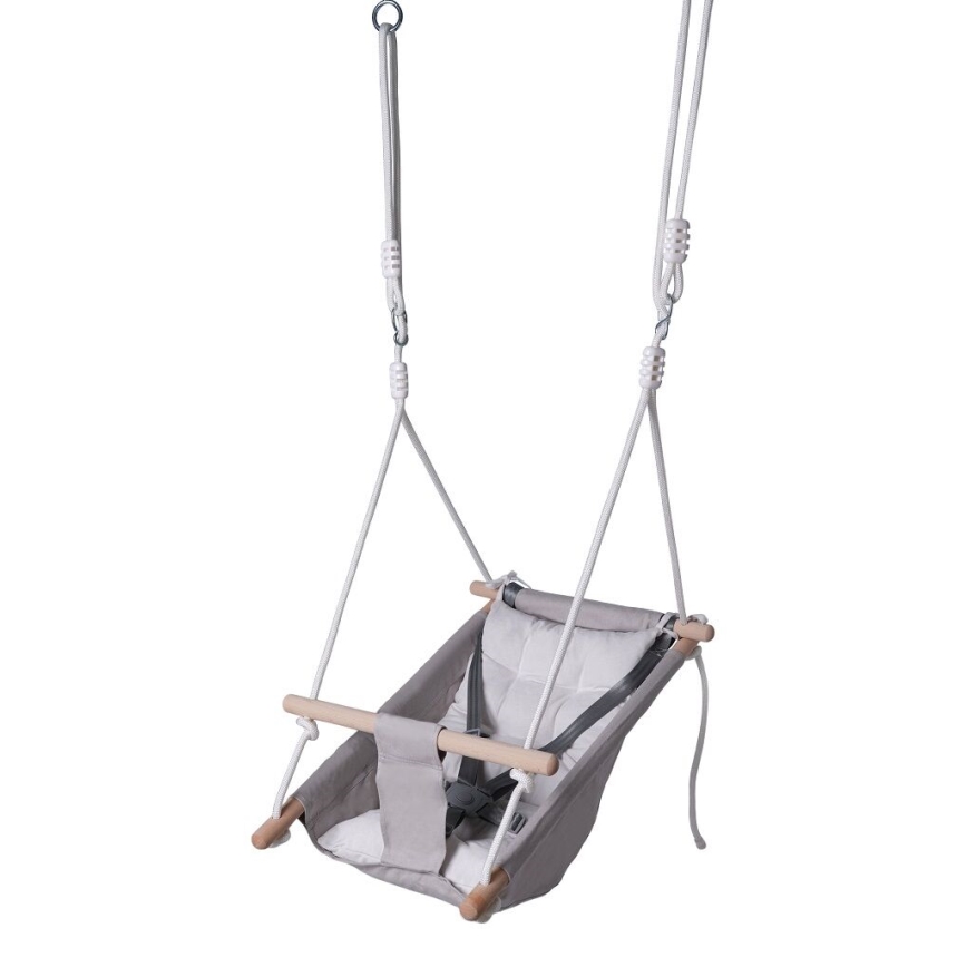 2Kids Toys - Dečija tekstilna ljuljaška za najmlađe sivo