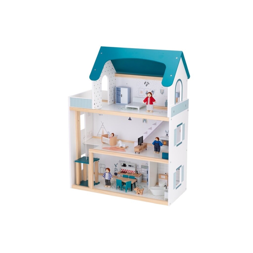2Kids Toys - Drvena kućica za lutke Barbora