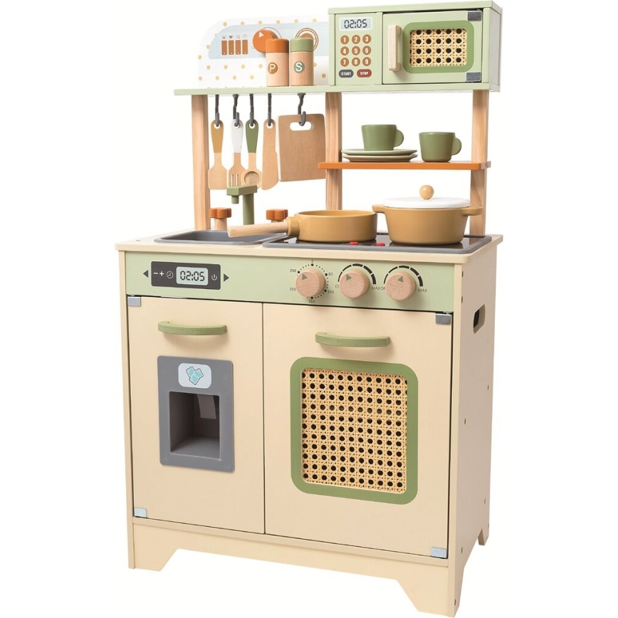 2Kids Toys - Drvena kuhinjica Sweet sa priborom