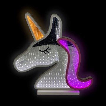 2Kids Toys - LED Neonska stona dekoracija LED/5W/USB jednorog