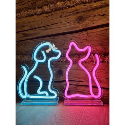 2Kids Toys - LED Neonska stona dekoracija LED/5W/USB mačka