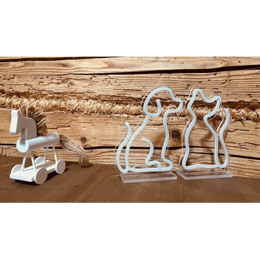 2Kids Toys - LED Neonska stona dekoracija LED/5W/USB mačka