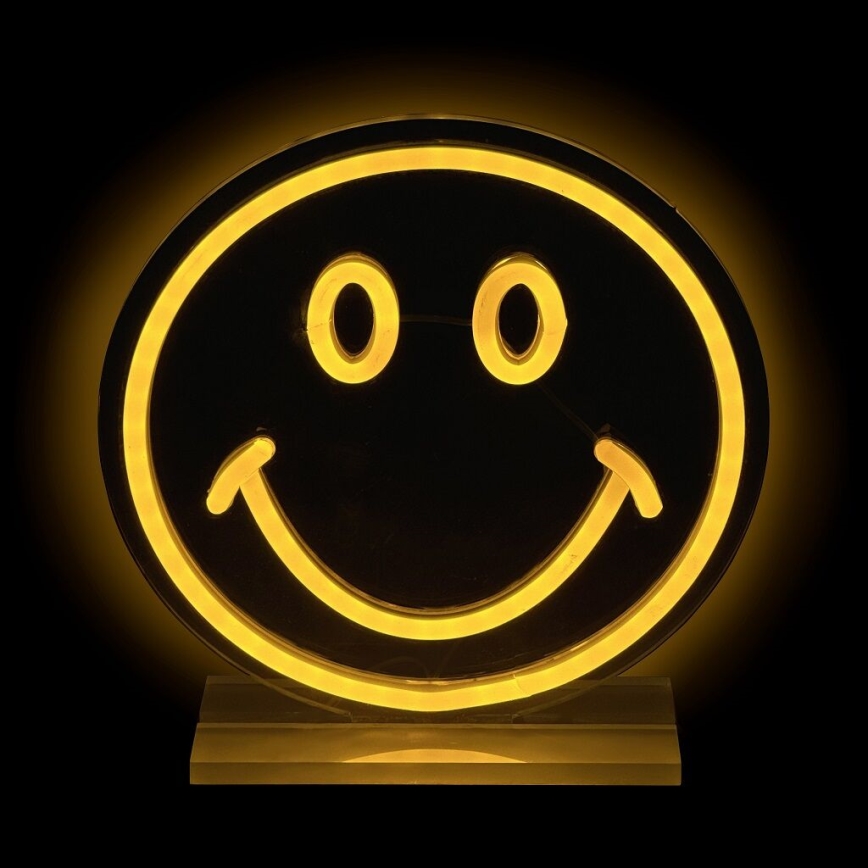 2Kids Toys - LED Neonska stona dekoracija LED/5W/USB smajlić