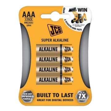 4 kom alkalne baterije AAA, 1,5 V