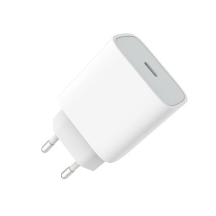 Adapter za brzo punjenje Power Delivery 20W USB-C bela