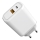 Adapter za brzo punjenje Power Delivery 30W USB-C + USB-A bela