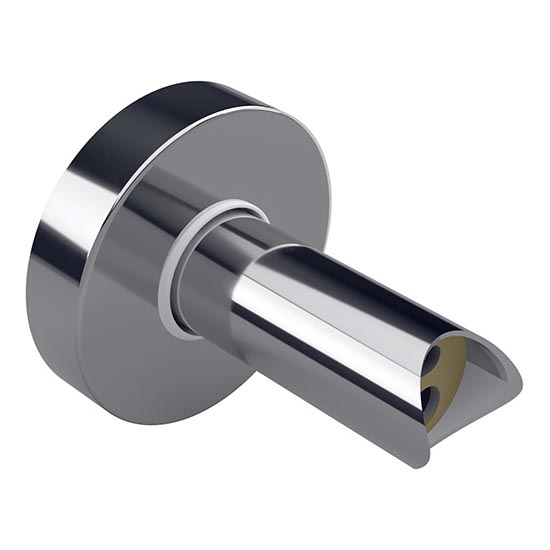 Adapter za priključak 6,4x6,4 cm, srebrne boje