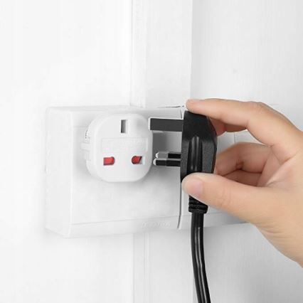 Adapter za putovanje UK/EU 230V bijela