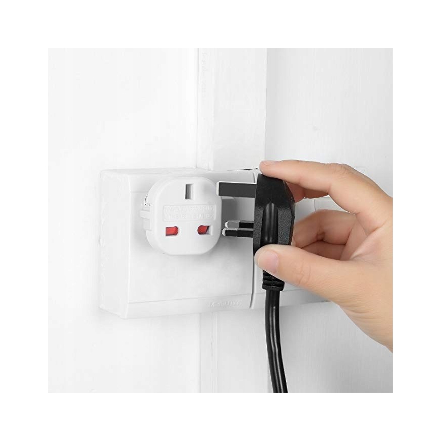 Adapter za putovanje UK/EU 230V bijela