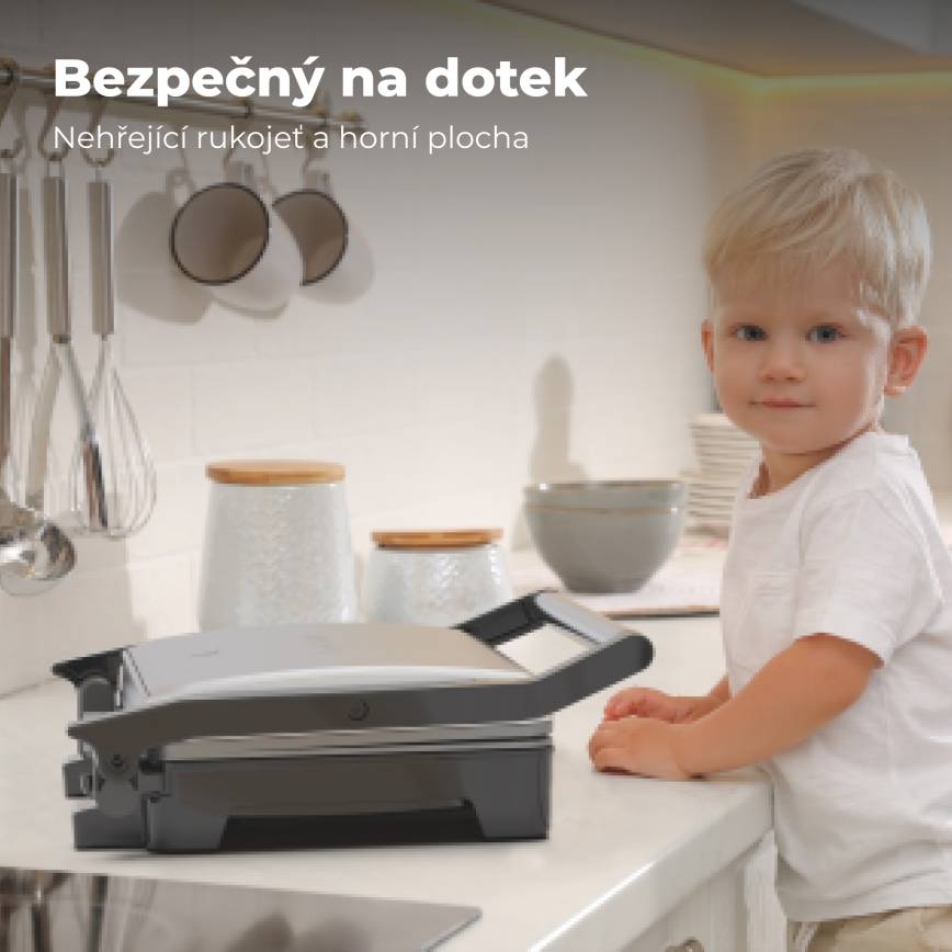 AENO - Kontaktni roštilj 2000W/230V