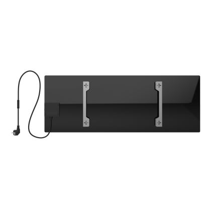 AENO - Pametni električni infrared panel 700W timer/termostat IP44 Wi-fi crno