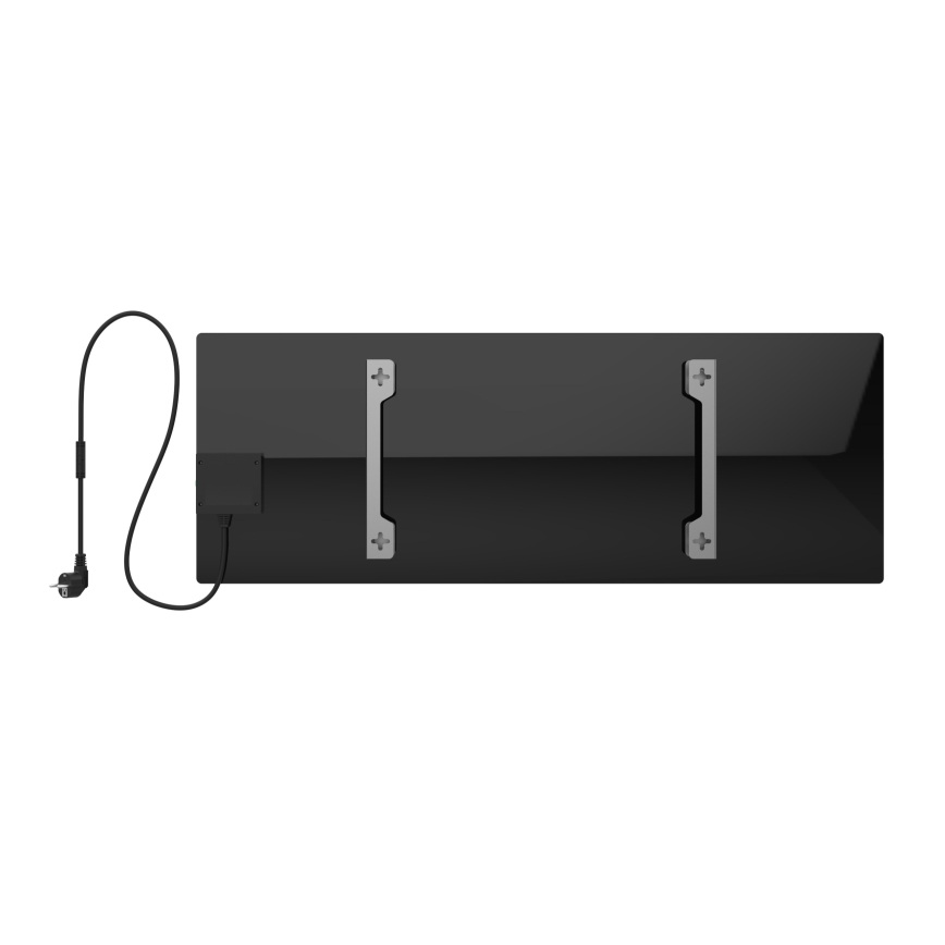 AENO - Pametni električni infrared panel 700W timer/termostat IP44 Wi-fi crno