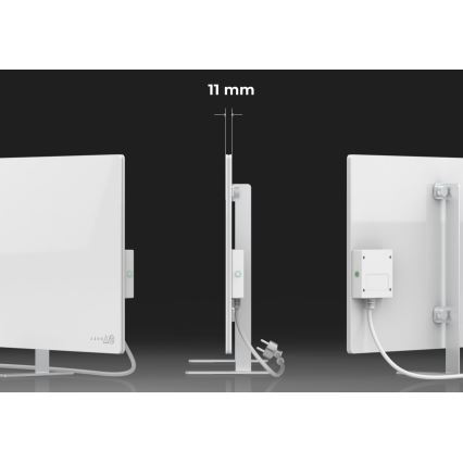 AENO - Pametni električni infrared panel 700W timer/termostat IP44 Wi-fi bela