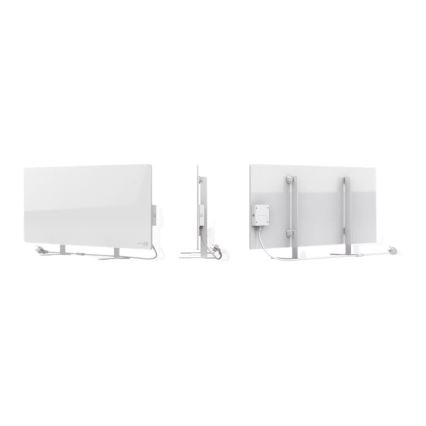AENO - Pametni električni infrared panel sa LED ekran 700W timer/termostat IP44 Wi-fi bela