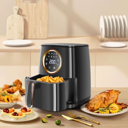 Aigostar - Friteza na vrući vazduh 1400W/230V 4,2l crno