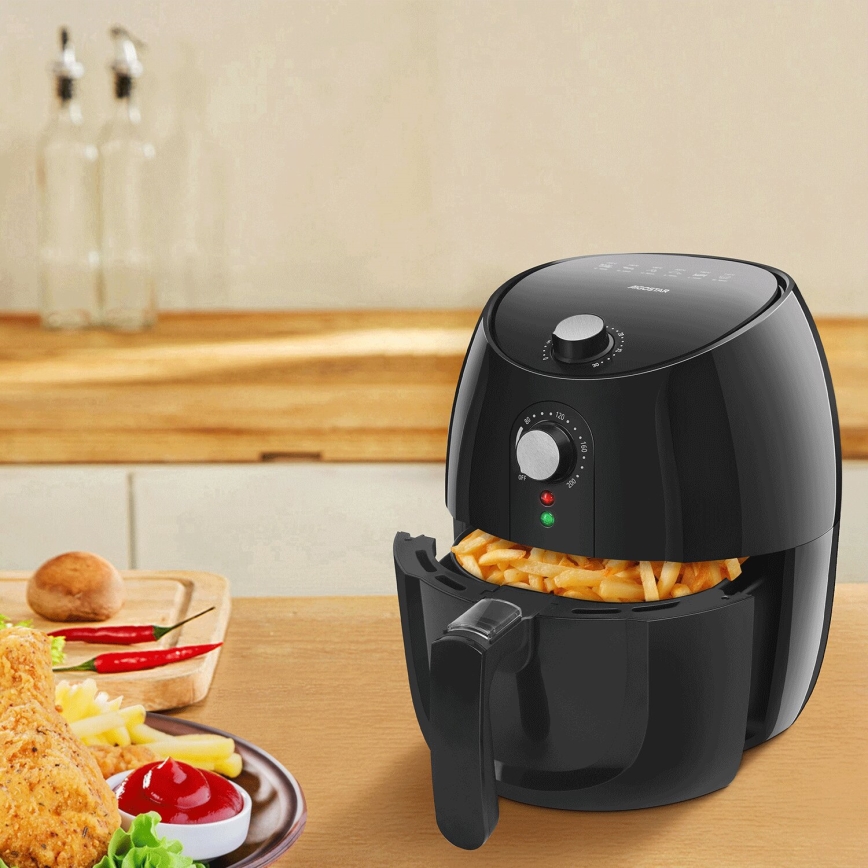 Aigostar - Friteza na vrući vazduh 1500W/230V 3,5l crno