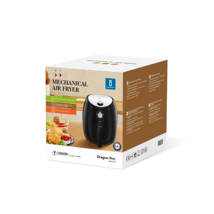 Aigostar - Friteza na vrući vazduh 1500W/230V 3,5l crno