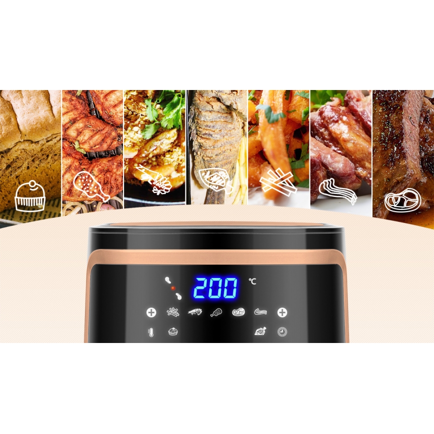 Aigostar - Friteza na vrući vazduh 7l 1900W/230V