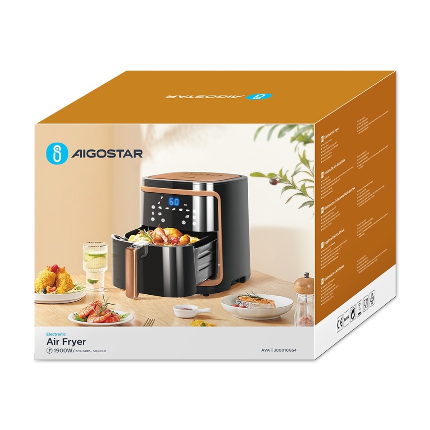 Aigostar - Friteza na vrući vazduh 7l 1900W/230V