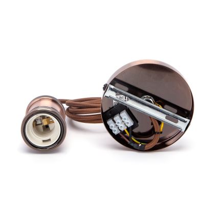 Aigostar - Kabl za napajanje 1xE27/60W/230V bakrena