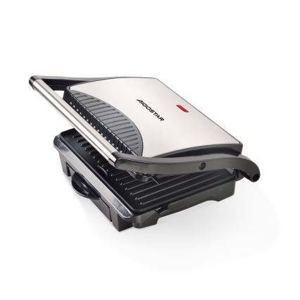 Aigostar - Kontaktni roštilj 1000W/230V crno/krom