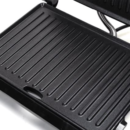 Aigostar - Kontaktni roštilj 1000W/230V crno/krom
