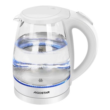 Aigostar - Kuvalo za vodu 1,7l 2200W/230V bela