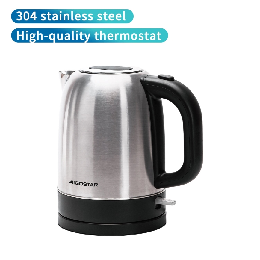 Aigostar - Kuvalo za vodu 1,7l 2200W/230V krom