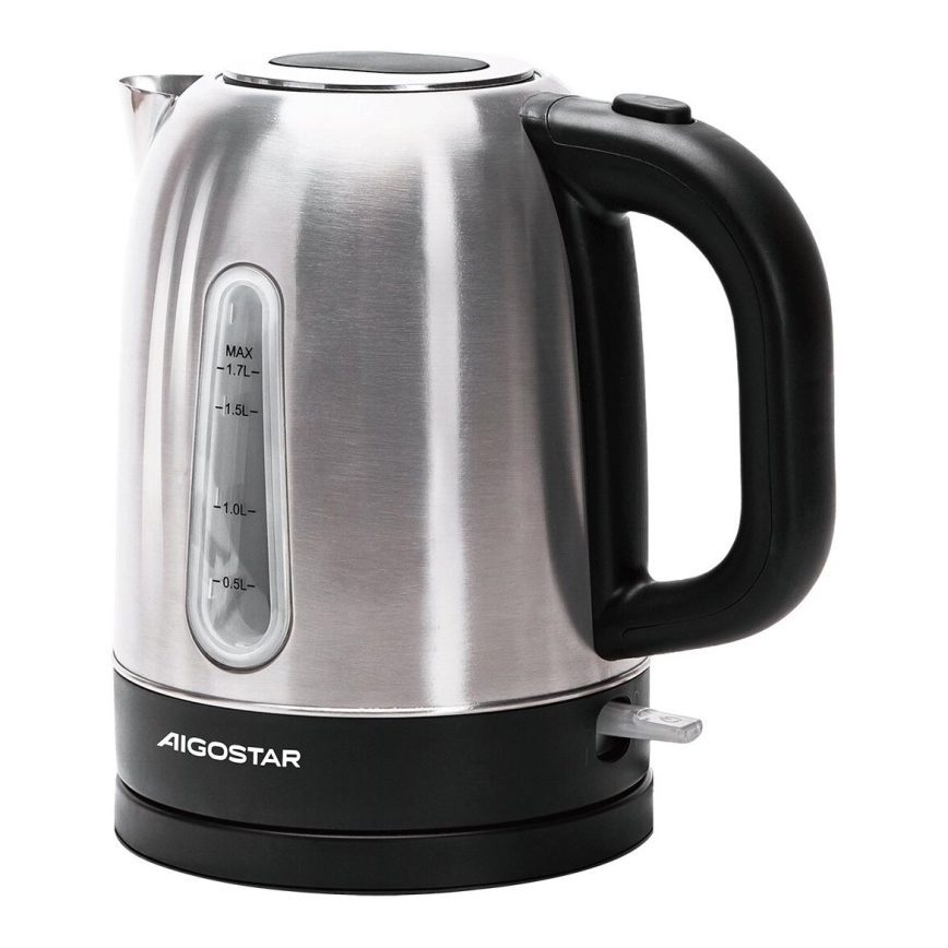 Aigostar - Kuvalo za vodu 1,7l 2200W/230V krom