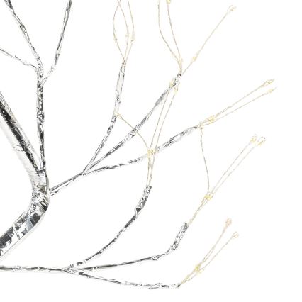 Aigostar - LED božićna dekoracija 108xLED/3xAA/8 funkcija 45cm topla bela