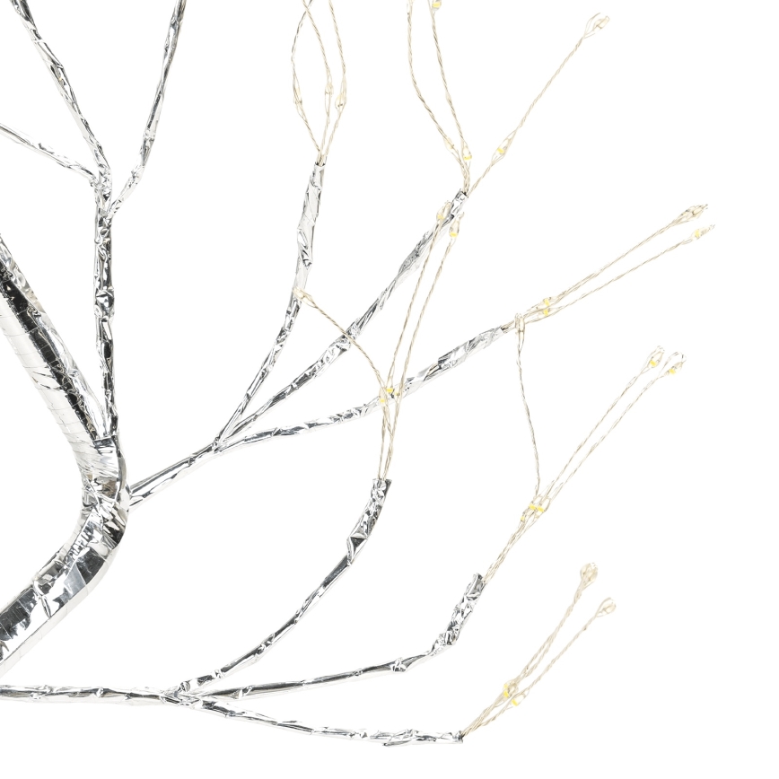 Aigostar - LED božićna dekoracija 108xLED/3xAA/8 funkcija 45cm topla bela