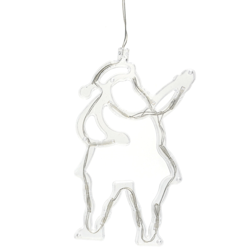 Aigostar - LED božićna dekoracija 10xLED/3xAAA Deda Mraz 20 cm