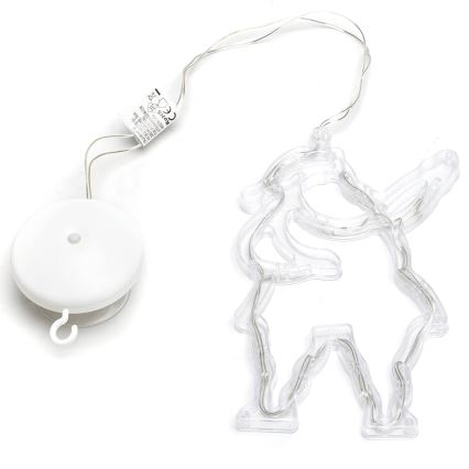 Aigostar - LED božićna dekoracija 10xLED/3xAAA Deda Mraz 20 cm