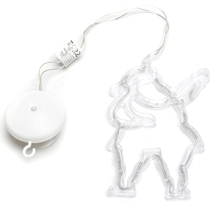 Aigostar - LED božićna dekoracija 10xLED/3xAAA Deda Mraz 20 cm