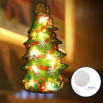 Aigostar - LED Božićna dekoracija LED/3xAAA drvo 15cm