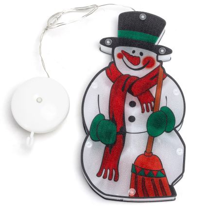 Aigostar - LED božićna dekoracija LED/3xAAA snegović 25cm