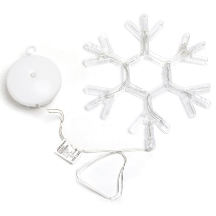 Aigostar - LED Božićna dekoracija LED/3xAAA topla bela pahuljica 19cm