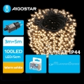 Aigostar - LED božićna girlanda za spoljašnju upotrebu, 100xLED/8 funkcija, 8 m, IP44, topla bela