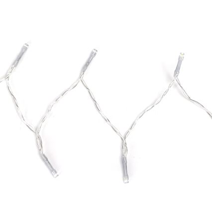 Aigostar - LED Božićne spoljašnje lampice 100xLED/8 funkcije/3xAA 10,3m IP44 hladna bela