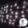 Aigostar - LED Božićne spoljašnje lampice 100xLED/8 funkcije/3xAA 8x0,4m IP44 hladna bela